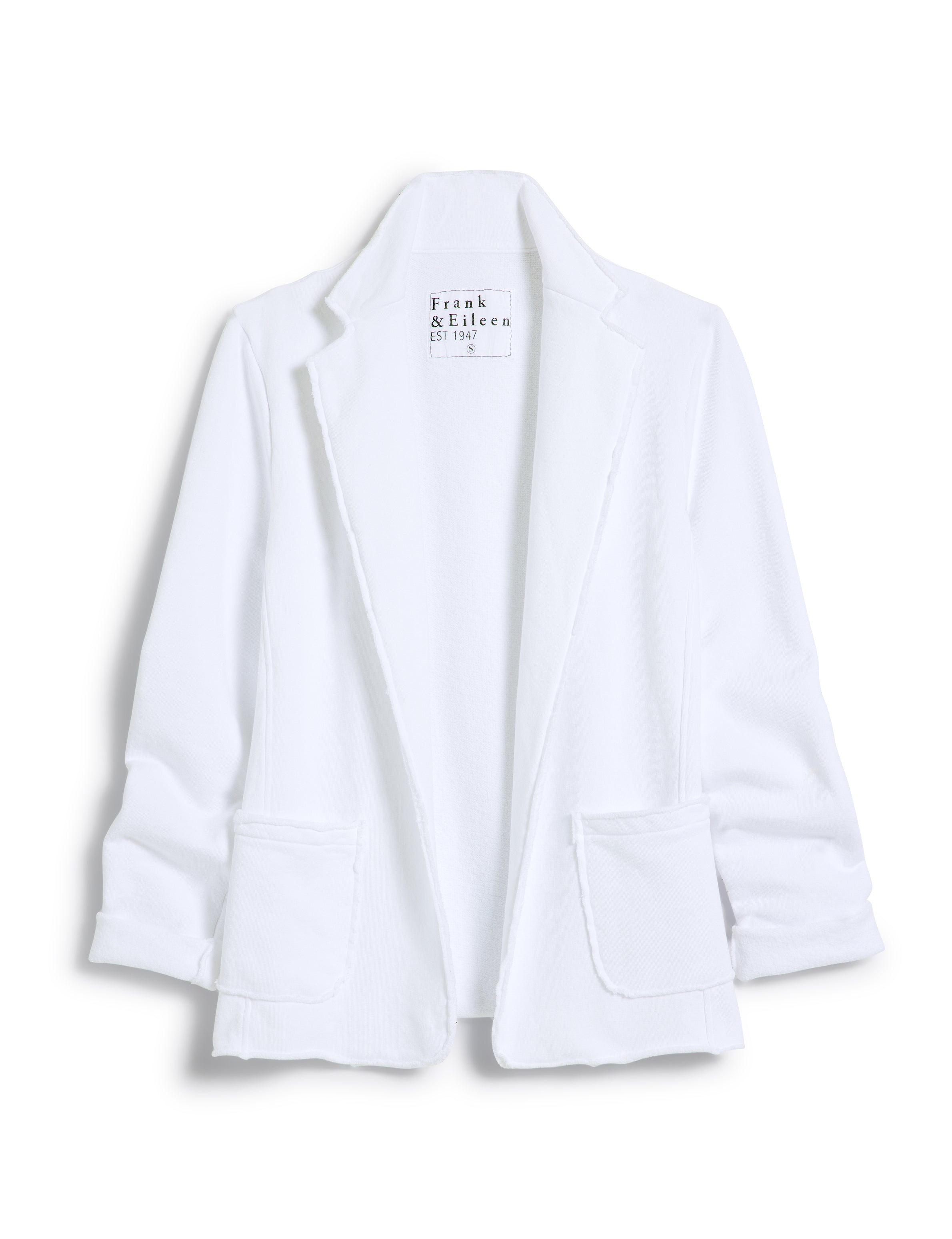 FRANK & EILEEN Dublin Blazer White Fleece – Matilda's Life Style