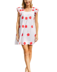 FINAL SALE MER ST. BARTH Mini Dress Sandrine Hibiscus
