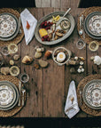 JULISKA Woven Straw Placemat Natural Set/4