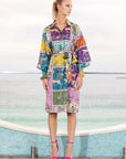 FINAL SALE LOLA AUSTRALIA Tottie Shirtdress Tiger Tiger