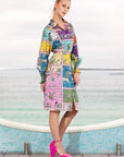 FINAL SALE LOLA AUSTRALIA Tottie Shirtdress Tiger Tiger