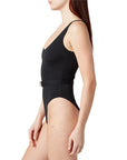 FINAL SALE LA PORTE Mandy One Piece Jet Black
