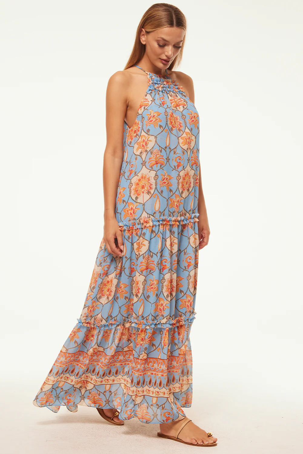 FINAL SALE MISA Lala Dress Caged Floral – Matilda's Life Style