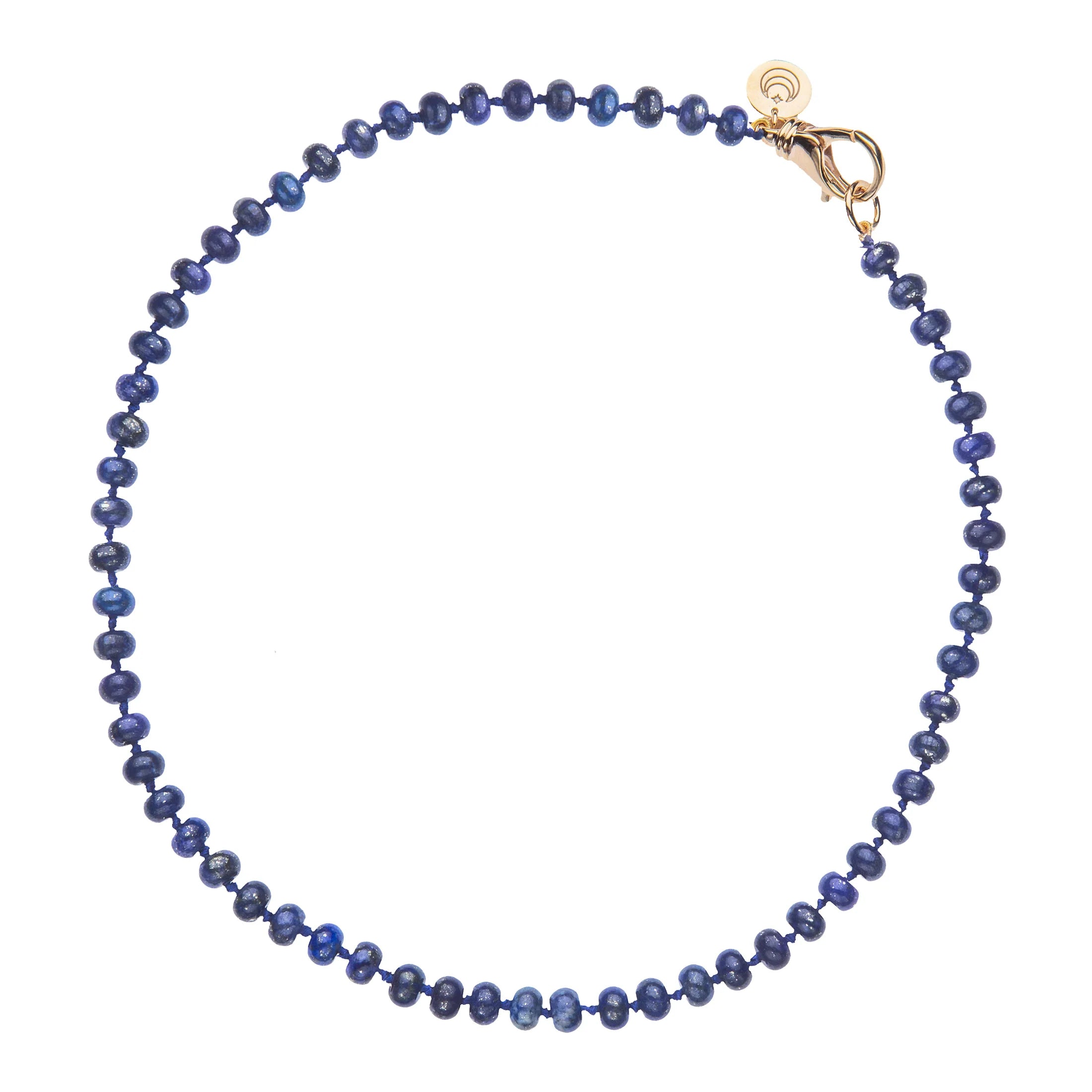 JANE WIN Lapis Beaded Necklace