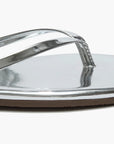 TKEES Square Toe Lily Mirror Chrome