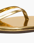 TKEES Square Toe Lily Mirror Gold