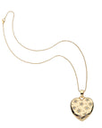 JANE WIN Love Set in the Stars Pendant w/ 18" Drawn Link Chain