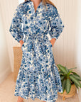 CARA CARA Hutton Dress Berries Egret