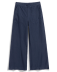 FRANK & EILEEN Madeline Patch Pocket Pull-On Pant Navy Linen