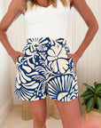 PROSPERINA Delaney Reversible Shorts Mod Blossom