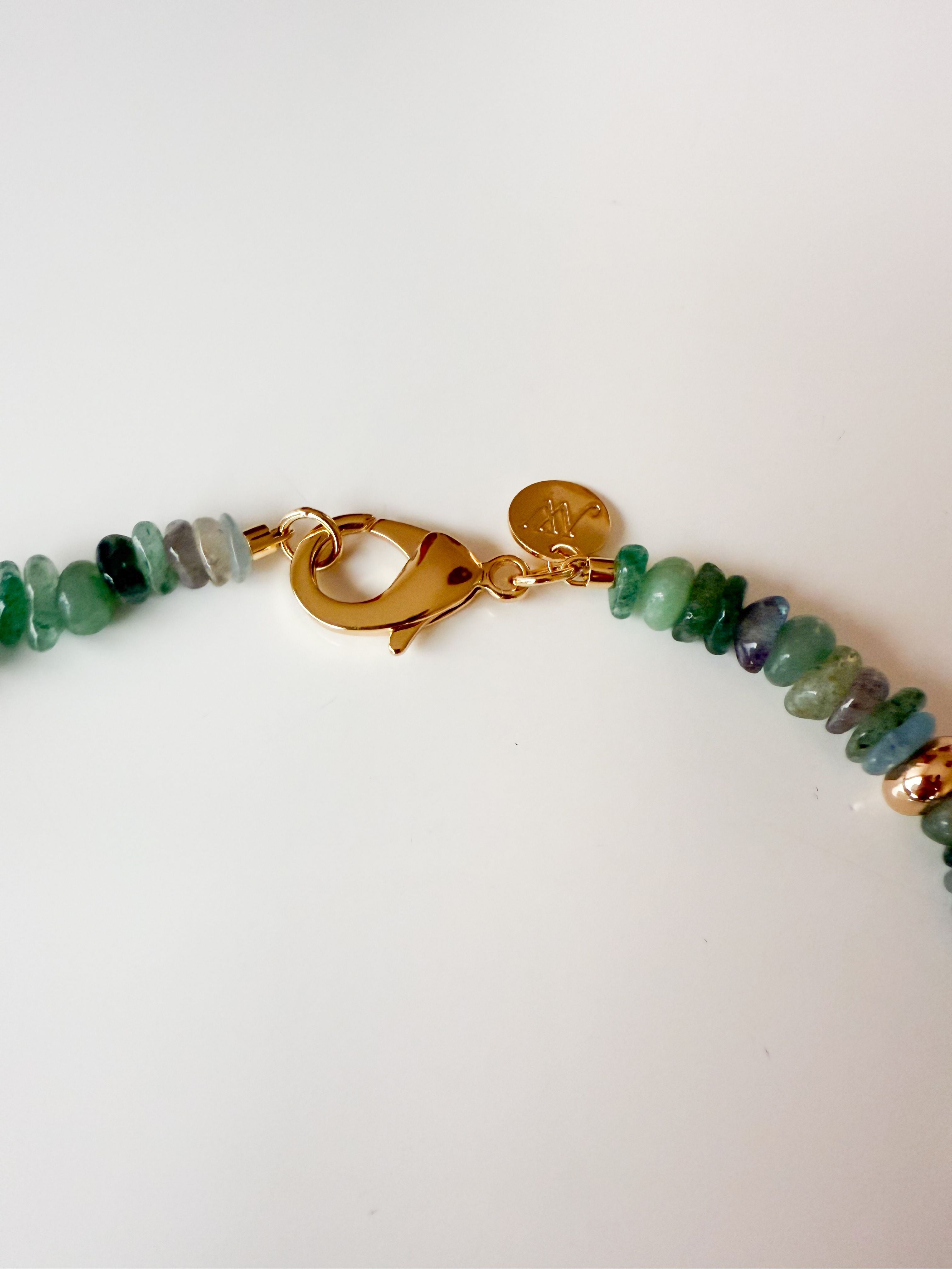 JANE WIN Seaglass Beaded Necklace