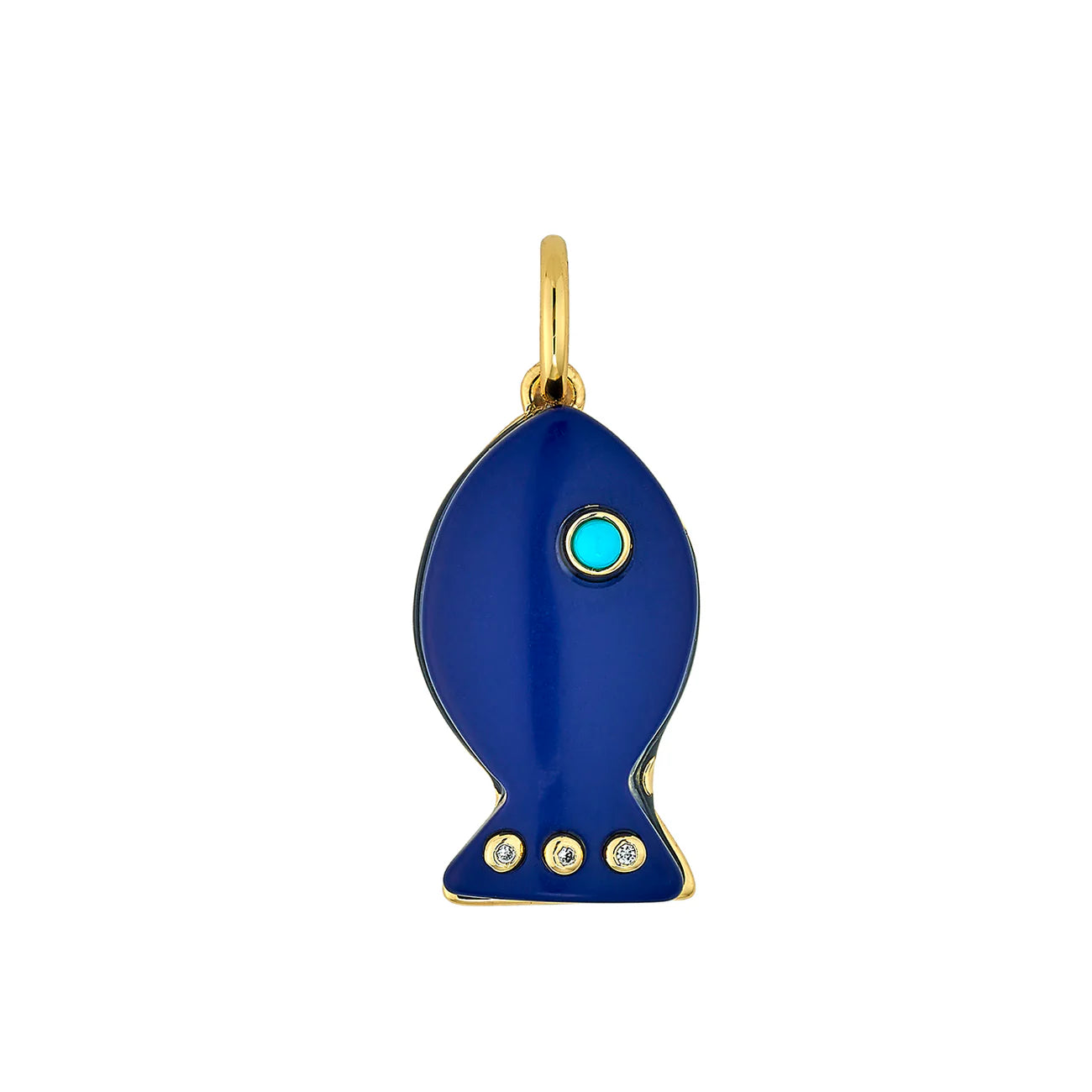 ASHA Madaket Fish Charm Lapis