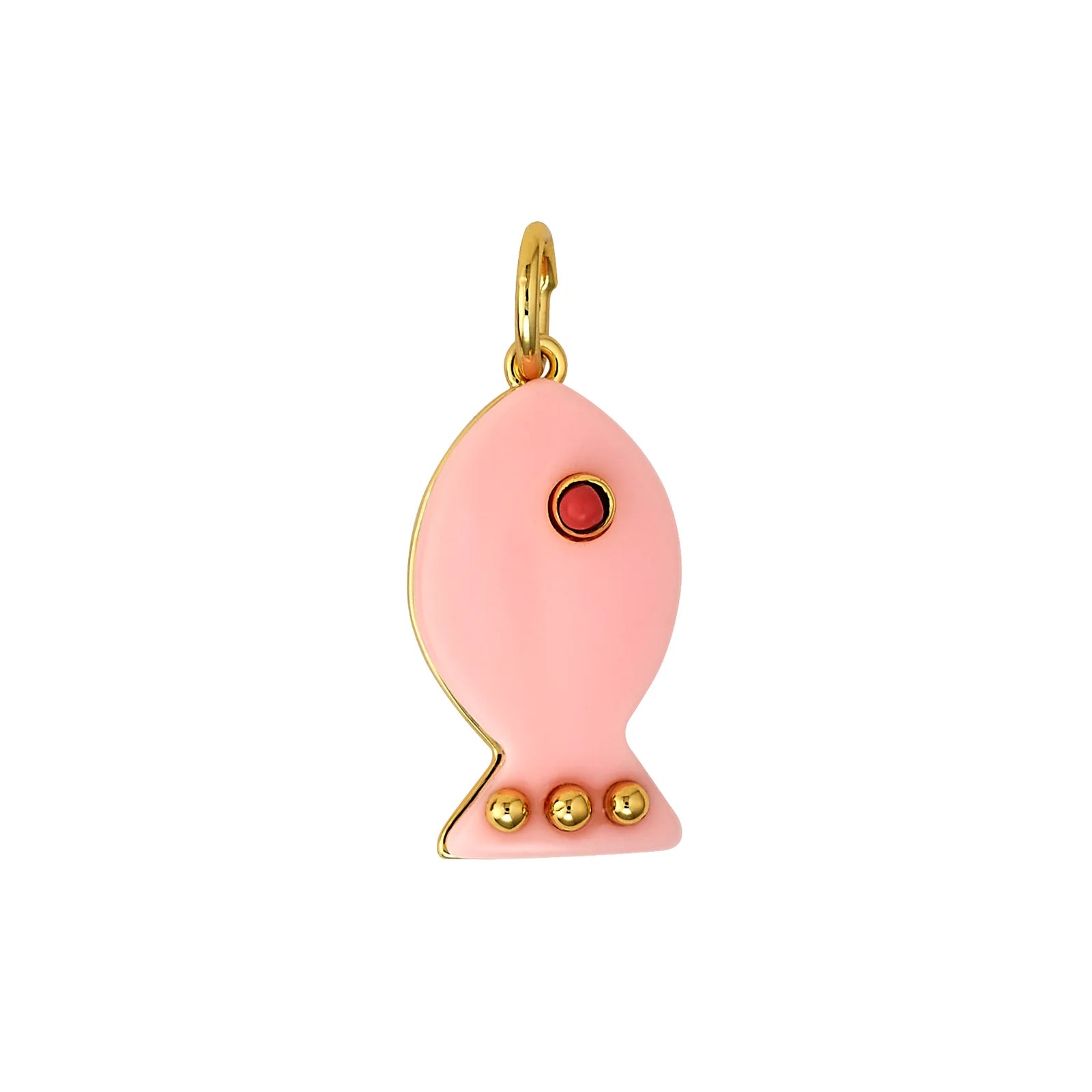 ASHA Madaket Fish Charm Pink