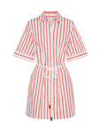 KIVARI Maddie Mini Dress Red Stripe