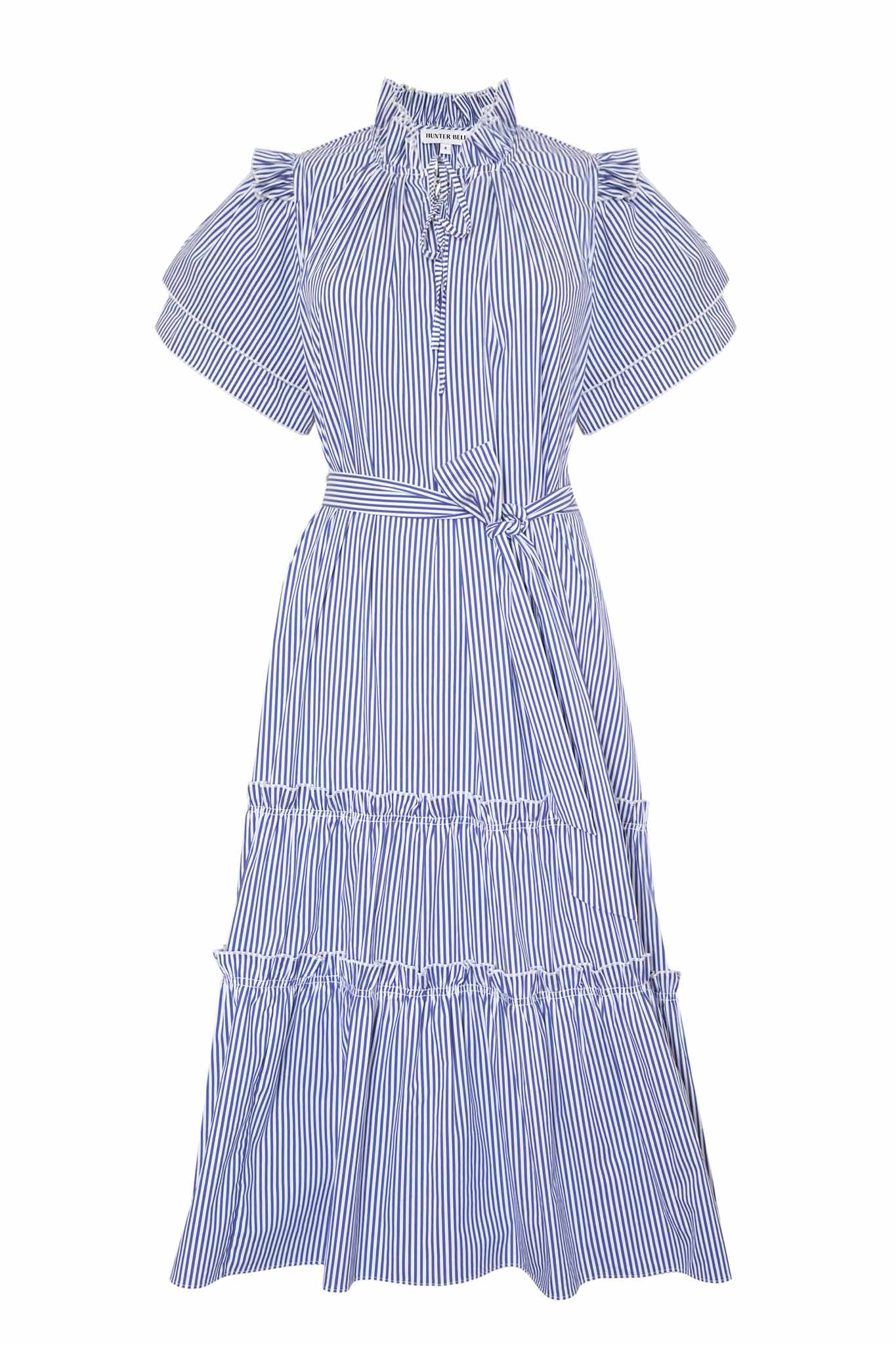 HUNTER BELL Matthews Light Blue Stripe