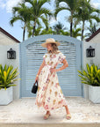 OLIPHANT Belted Shirt Dress Taormina Cream