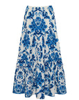 CARA CARA Melanie Skirt Fiore Evening Blue