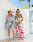 PINK CITY PRINTS Margot Mini Dress Island Buta