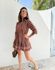 OMIKA Tula Mini Dress Espresso