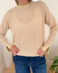LISA TODD Power Stitch Pullover Sable