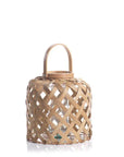 Saros Flatcore Rattan Lantern Small