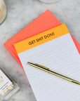 Get Shit Done Lined Notepad
