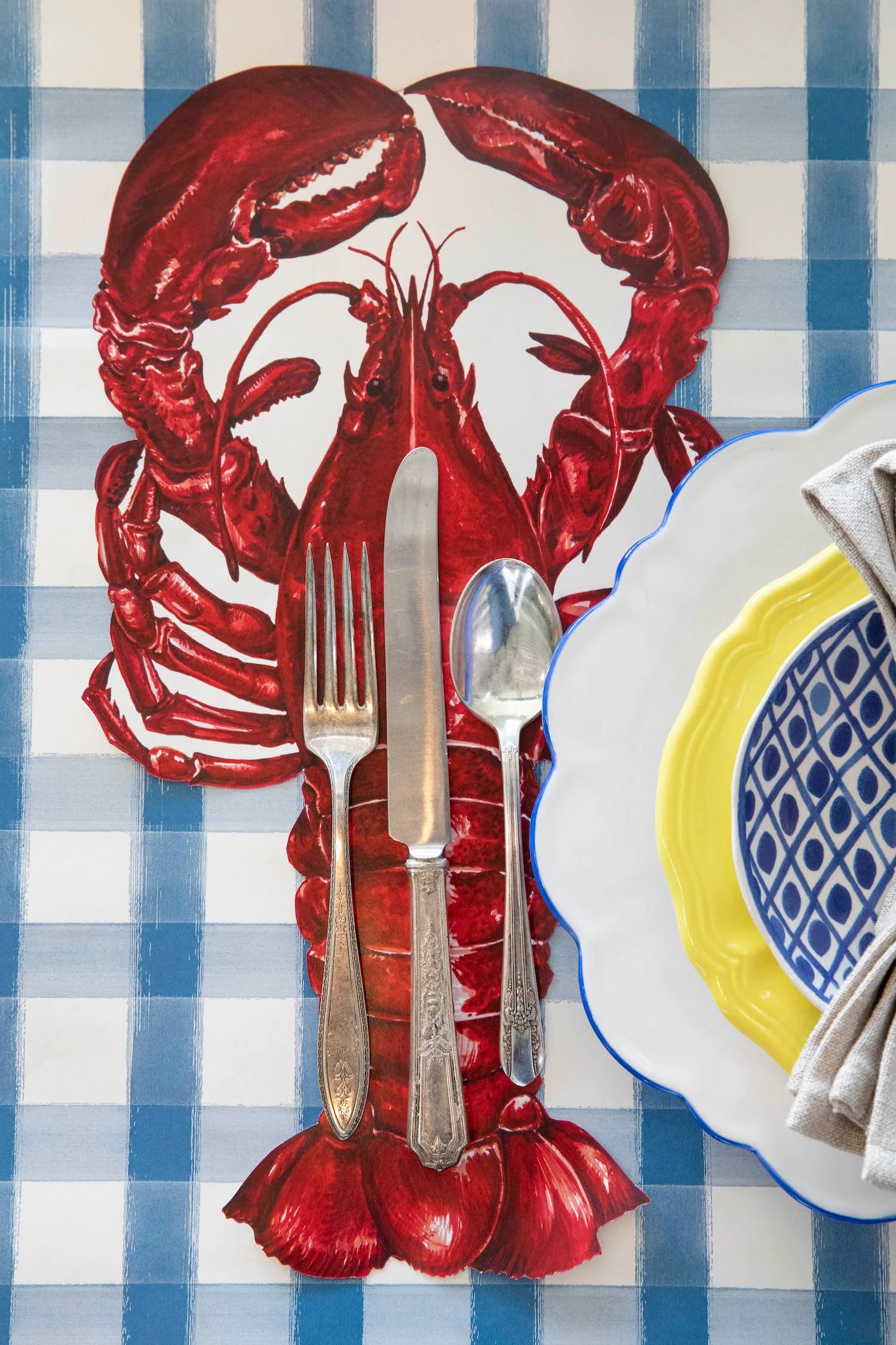 Die-Cut Lobster Placemat