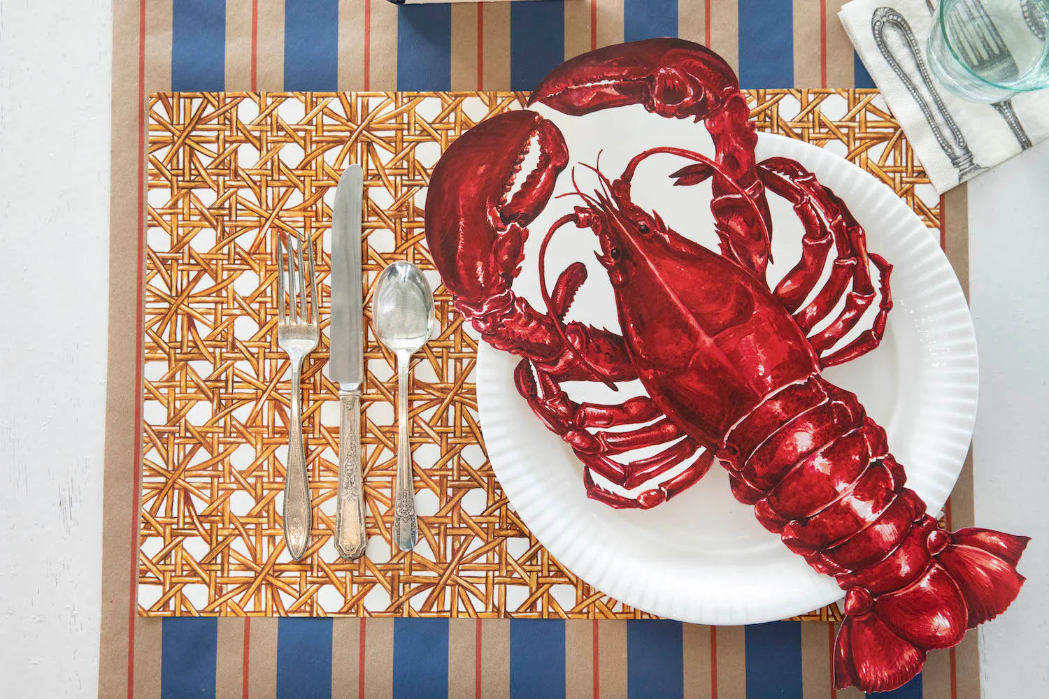 Die-Cut Lobster Placemat