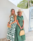 OMIKA Amire Shirtdress Solid Palm