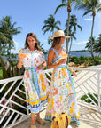 PROSPERINA Cleo Midi Dress Summer Spritz