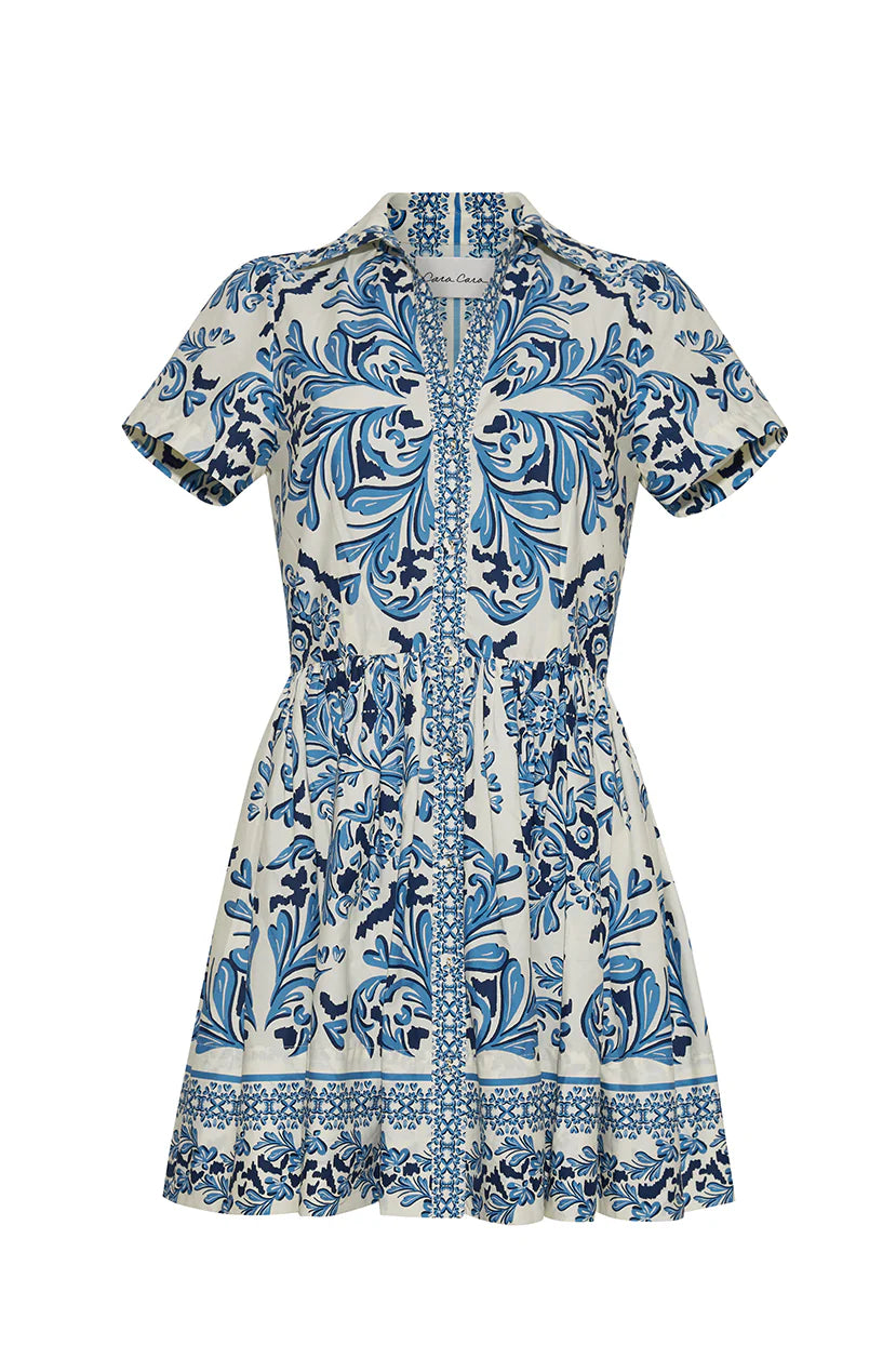CARA CARA Noor Mini Dress Saltaire Light Blue
