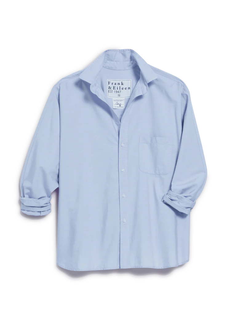FRANK & EILEEN Oona Button Up Shirt French Blue