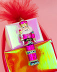Let's Get Nuts-Nutcracker Glass Ornament