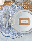 Blue Oyster Plate Placemat Set/12