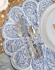 Blue Oyster Plate Placemat Set/12