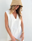 FELICITE Shift Dress White