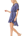 FINAL SALE MISA Vienna Dress Lapis Tile