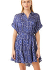 FINAL SALE MISA Vienna Dress Lapis Tile