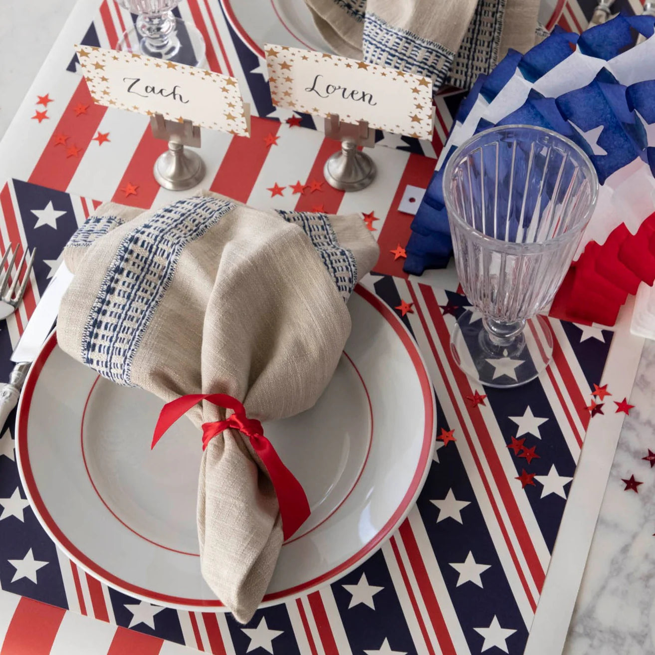 Stars & Stripes Placemat Set/24