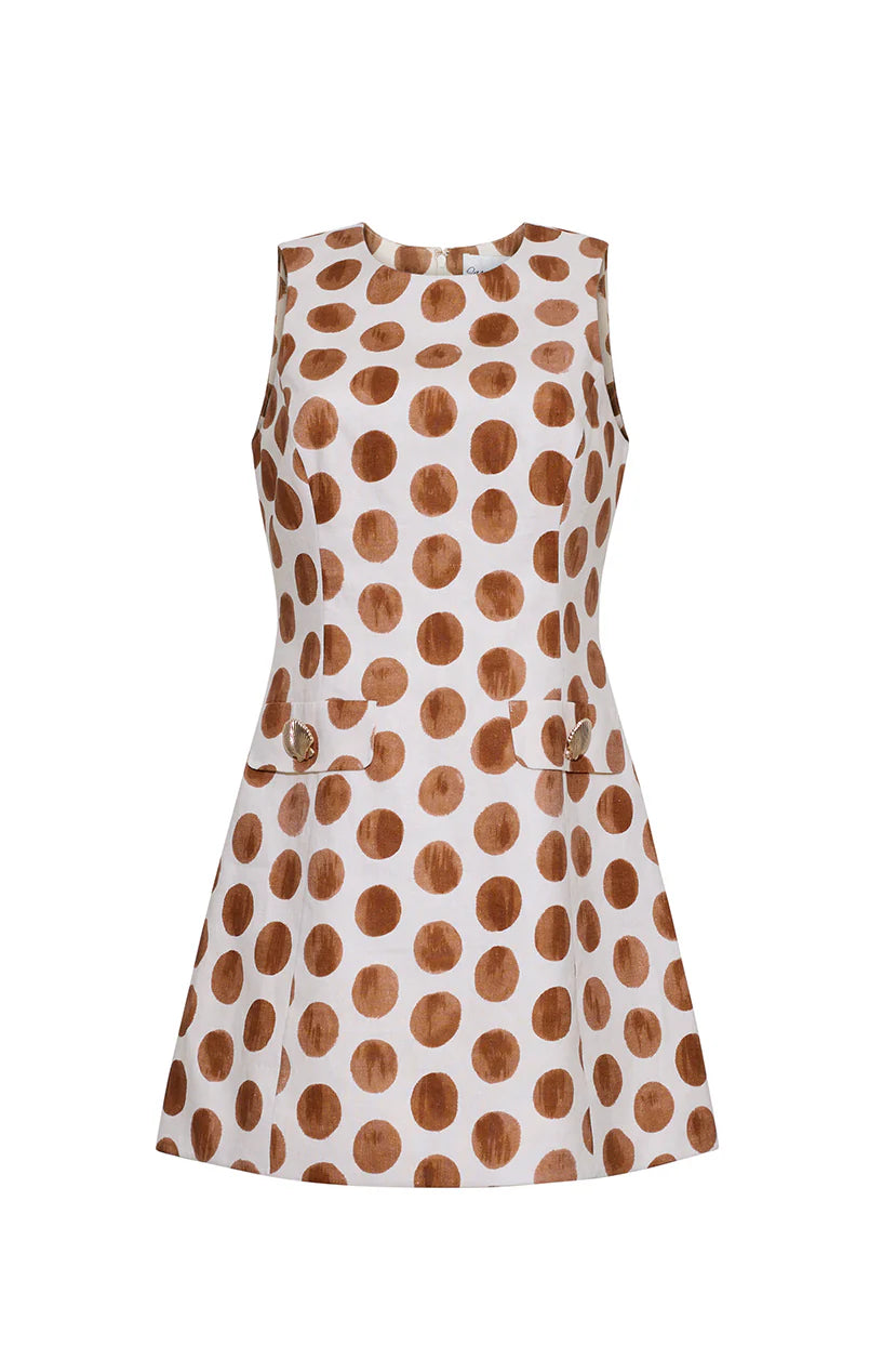 cara cara brown polka dot dress Spotted: your new favorite dress  This Cara Cara polka dot dress is  flirty, fun, and ready for wherever the weekend takes you
