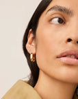 JENNY BIRD Puffy U Link Earrings Gold