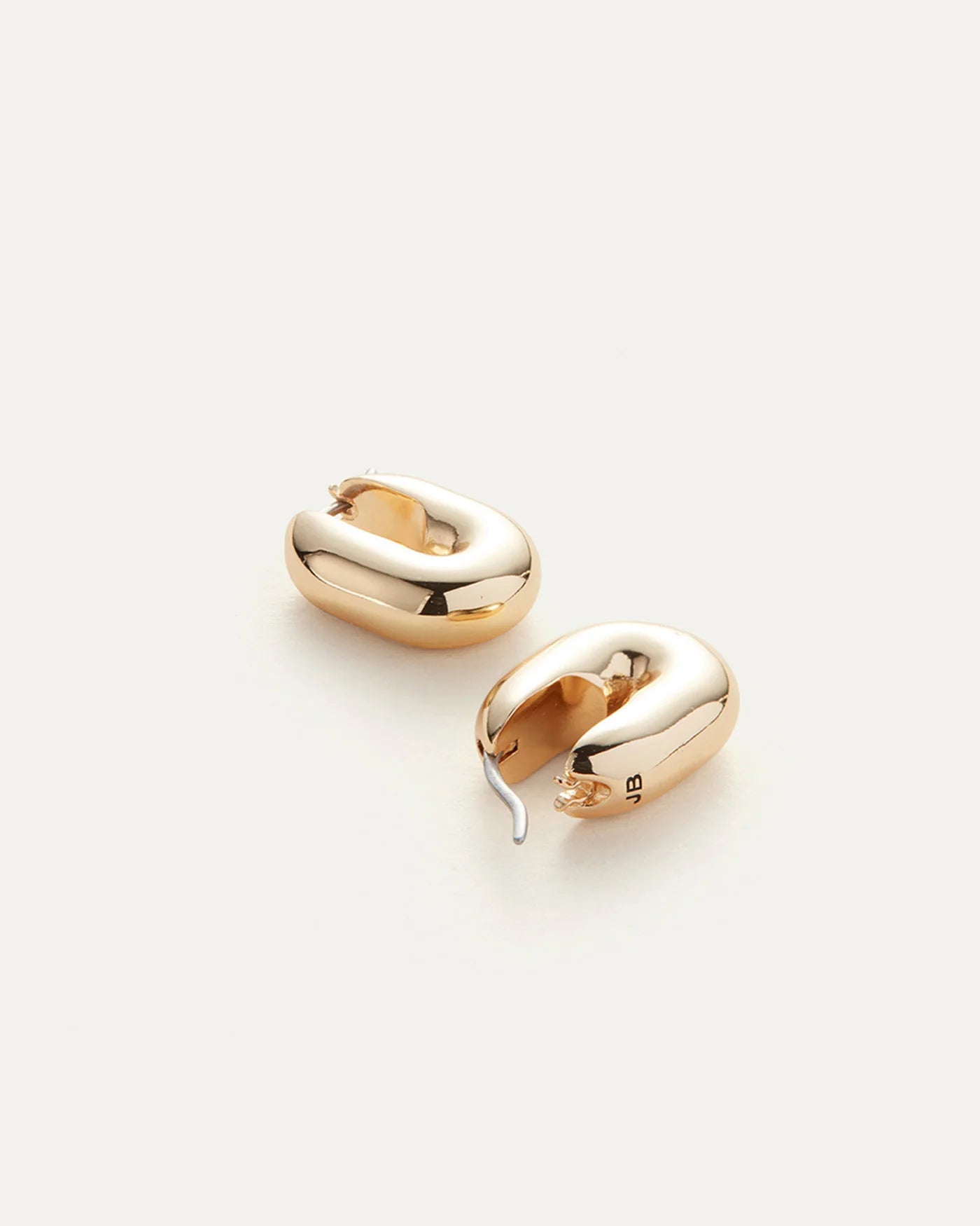 JENNY BIRD Puffy U Link Earrings Gold