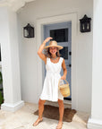 OLIPHANT Harper Mini Dress Tisbury White