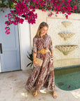 WALKER & WADE Princess Dress Terra Cotta Cappuccino