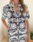 SHERIDAN FRENCH Reese Dress Onyx Jardin