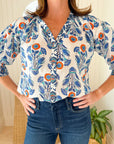 RO'S GARDEN Rachel Shirt Layla Blue