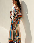 FINAL SALE MISA Reshma Pant San Miguel Stripe