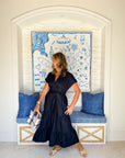 CARYN LAWN Gayle Dress Navy