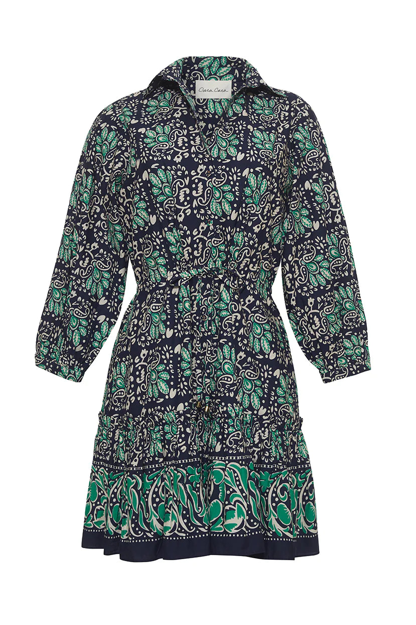 CARA CARA Robin Dress Le Stampe Eve Blue