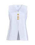 HUNTER BELL Roma Vest White